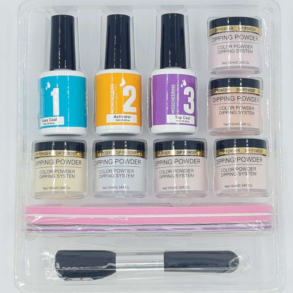 Misscheering Dipping Powder Kit - Suit 7 - 12pcs