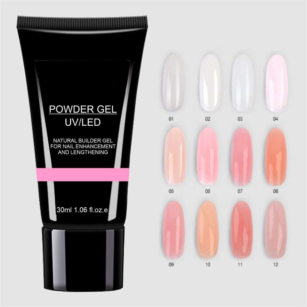 Poly Gel Kit 3 - 6 - Pink