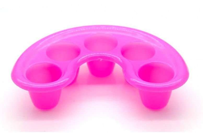 Soak-off Bowl - 5 Holes - Pink