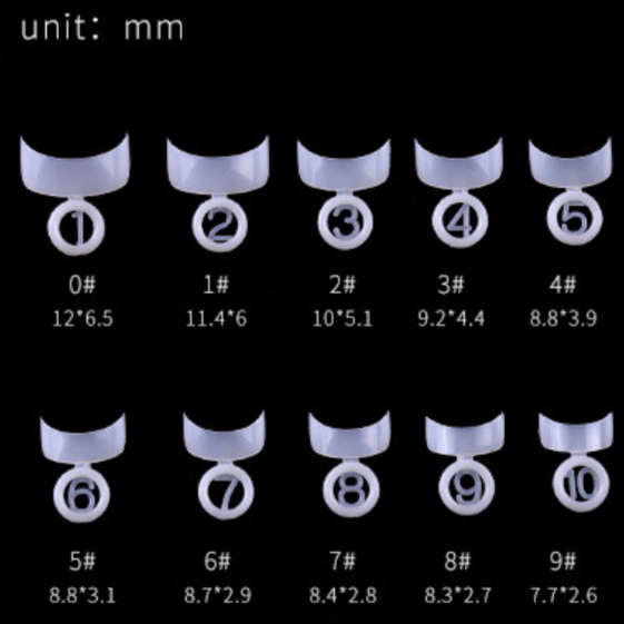 French Edge - Nail Tips - 100pcs