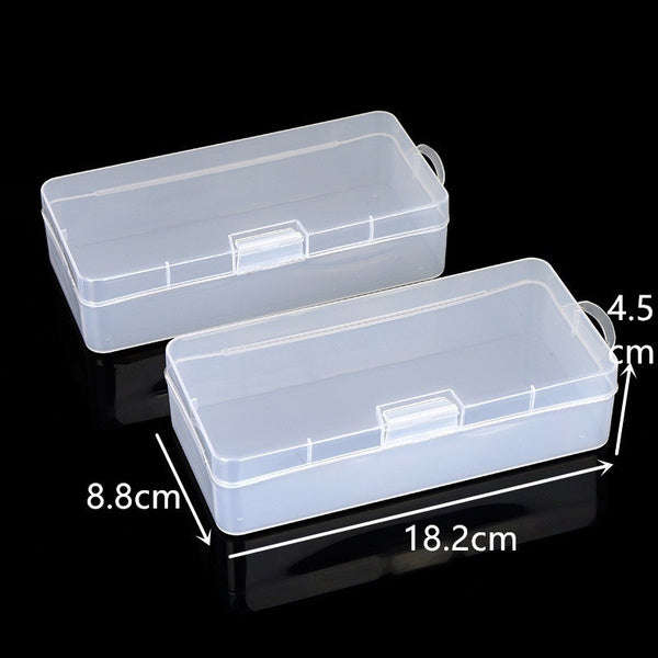 Rectangle Transparent Plastic Box Container