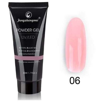 Fengshangmei Poly Gel / Powder UV Gel - 30ml - 6 - Pink
