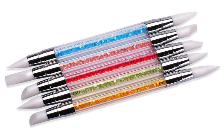Silicone Nail Art Pen - 5pcs