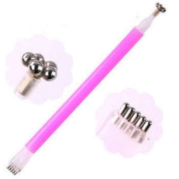 Cat Eye Magnet - Double Head Flower Pen