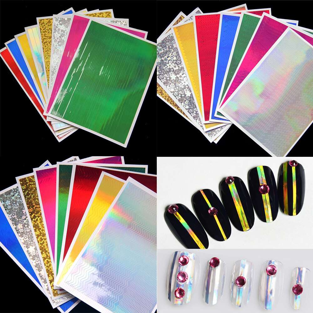 Sticker - Lines - Blue Wave Lines