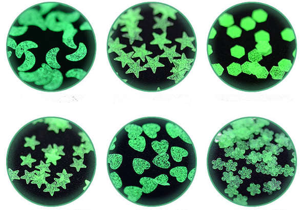 Glow in the dark 6pcs