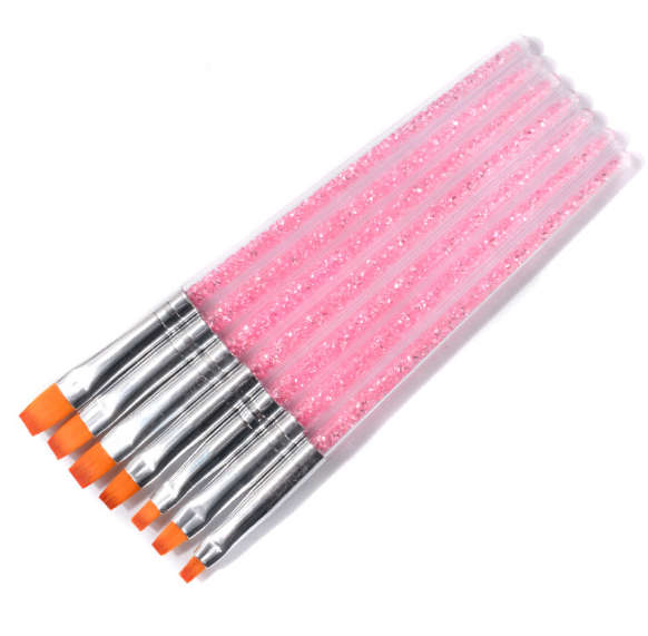 Gel Brush - Pink Diamond - 7pcs