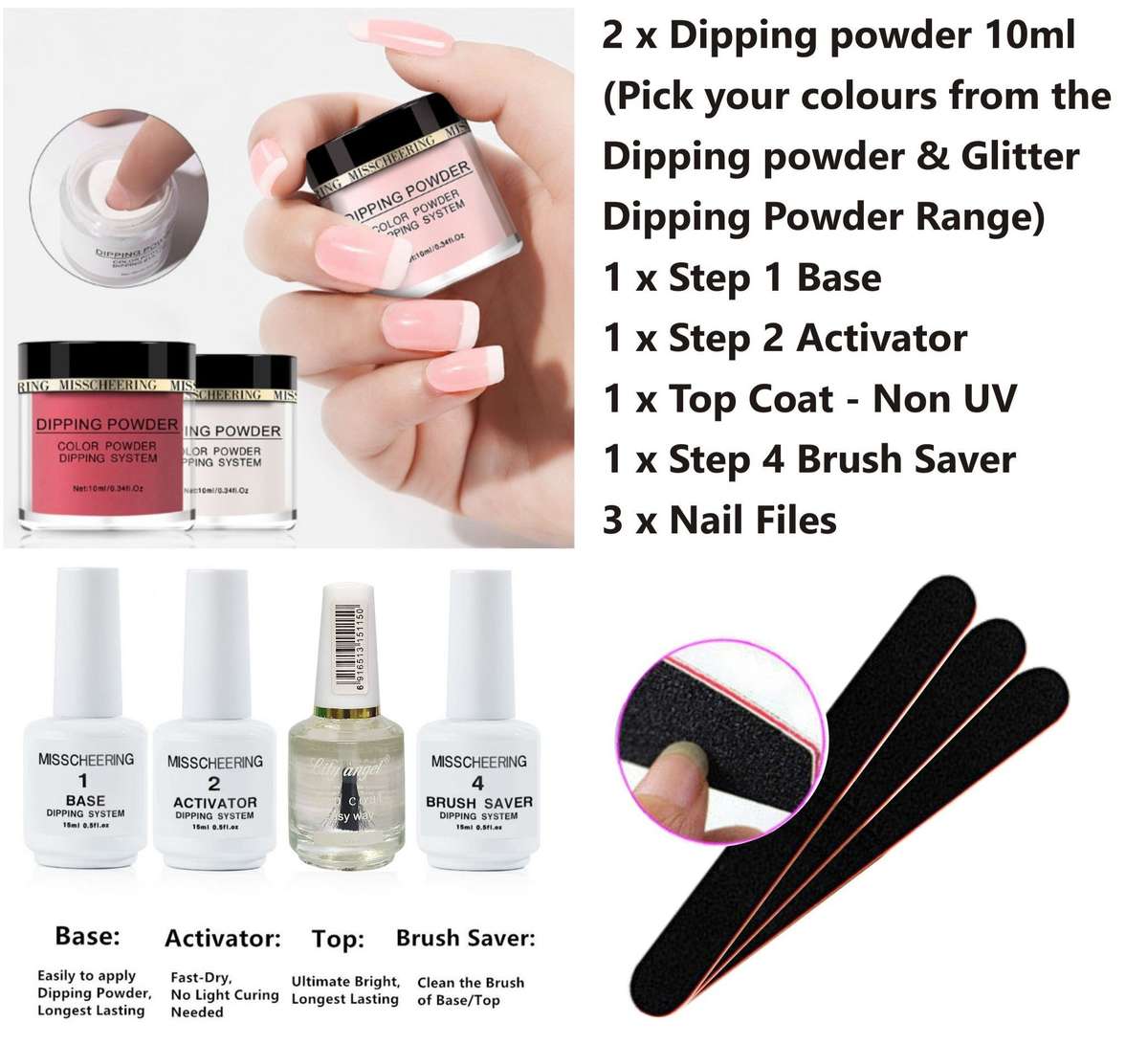 Misscheering Dipping Powder System 1