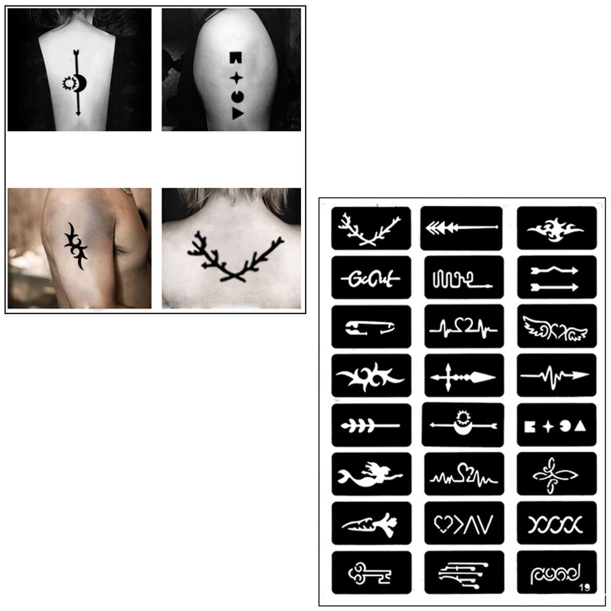 Tattoo Stencils - Body