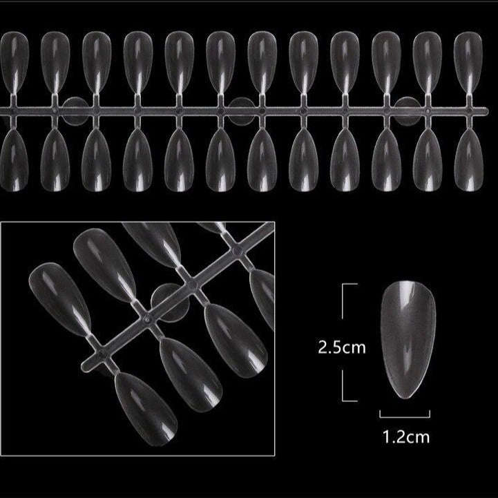 Colour Display Book - Nails Waterdrop - Natural - 240pcs