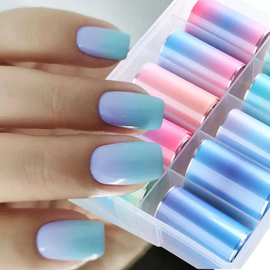 Foil Paper Box - 10pcs - Gradient Set A