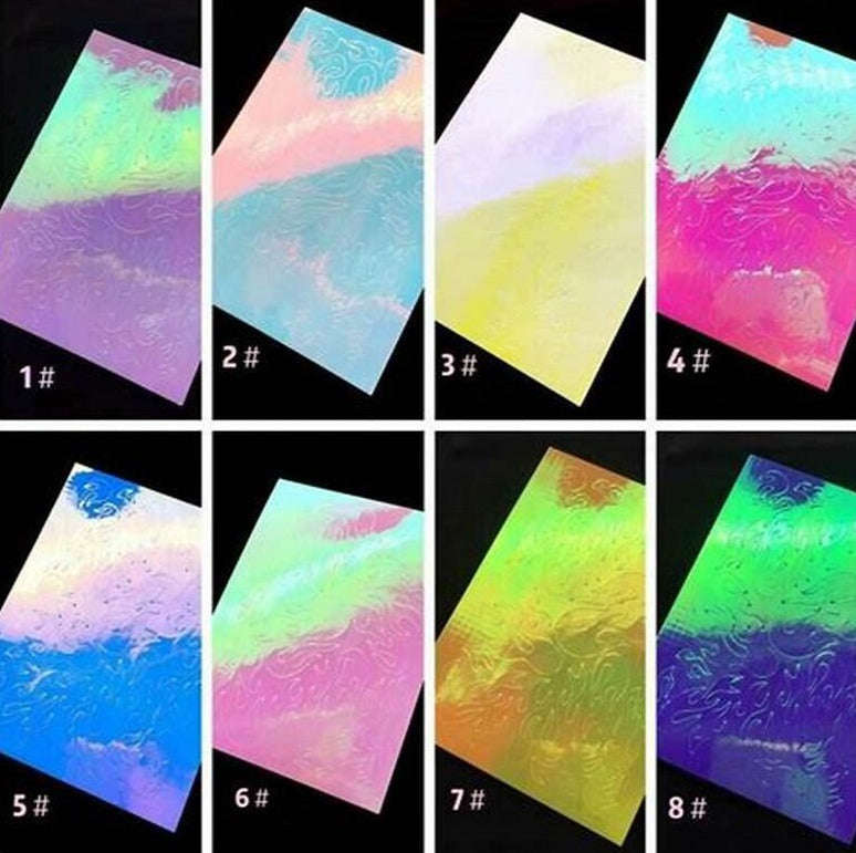 Sticker - Flame  - 16pcs