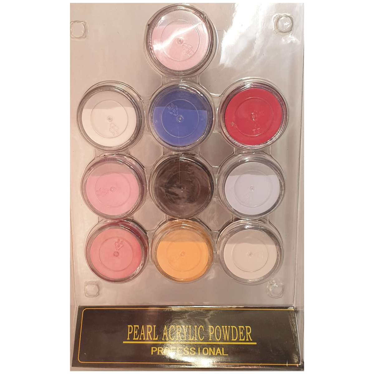 Pearl Acrylic Colour Powder - 10pcs