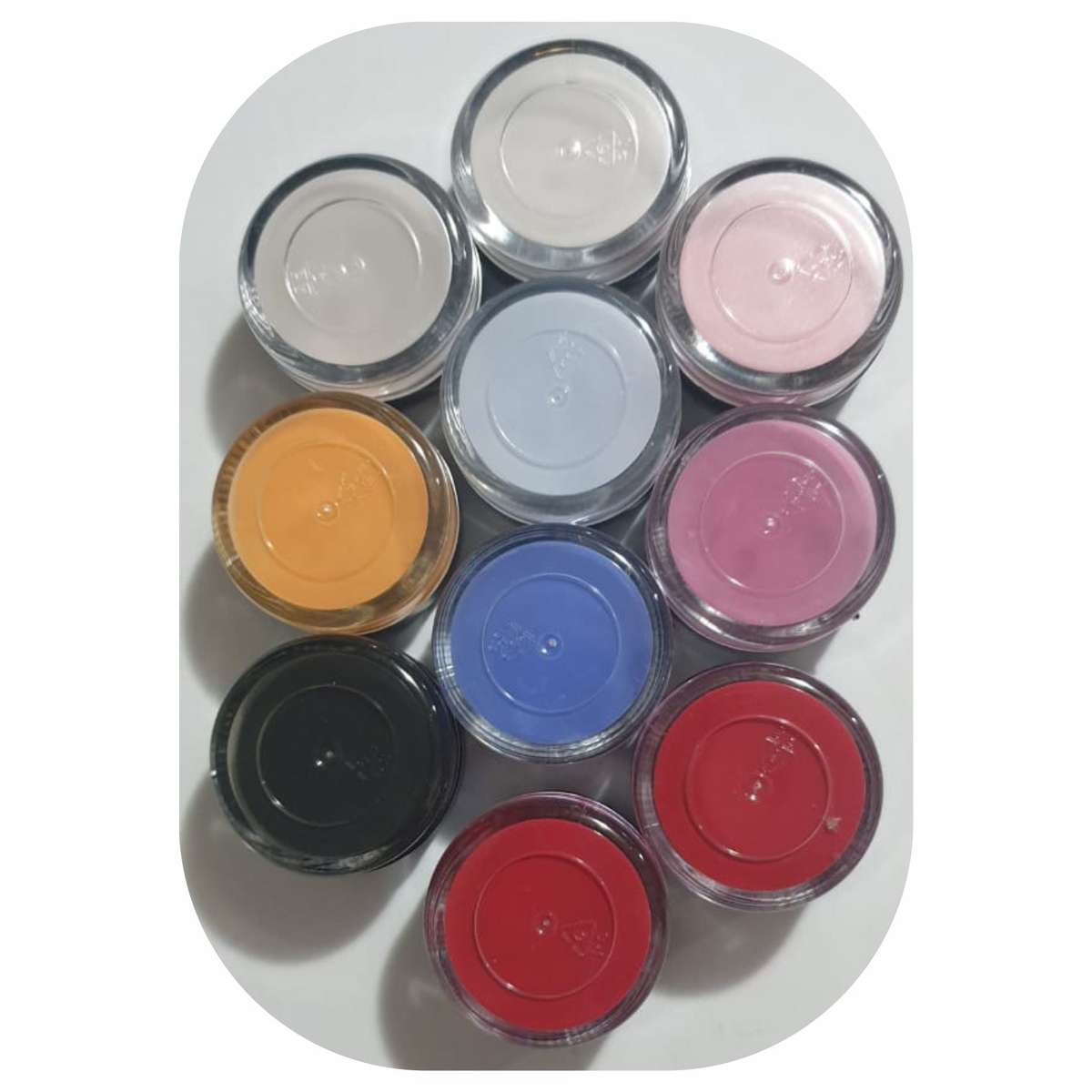 Pearl Acrylic Colour Powder - 10pcs