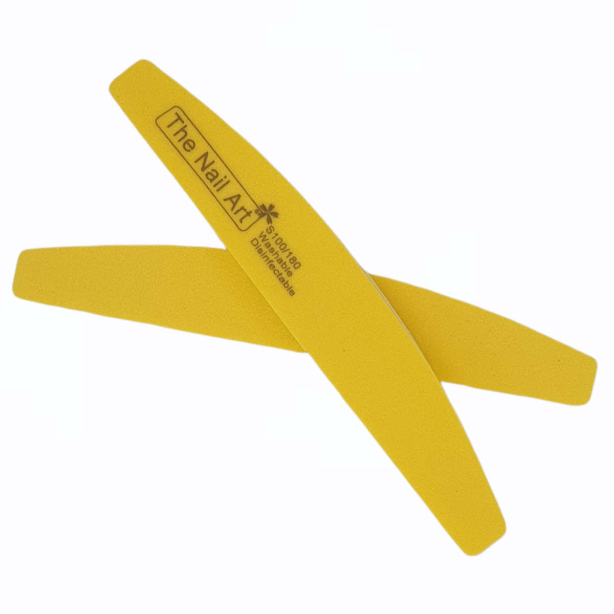 File (Buffer) - Sponge - 100/180 - Halfmoon - Yellow