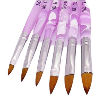 Acrylic Brush - 6pcs