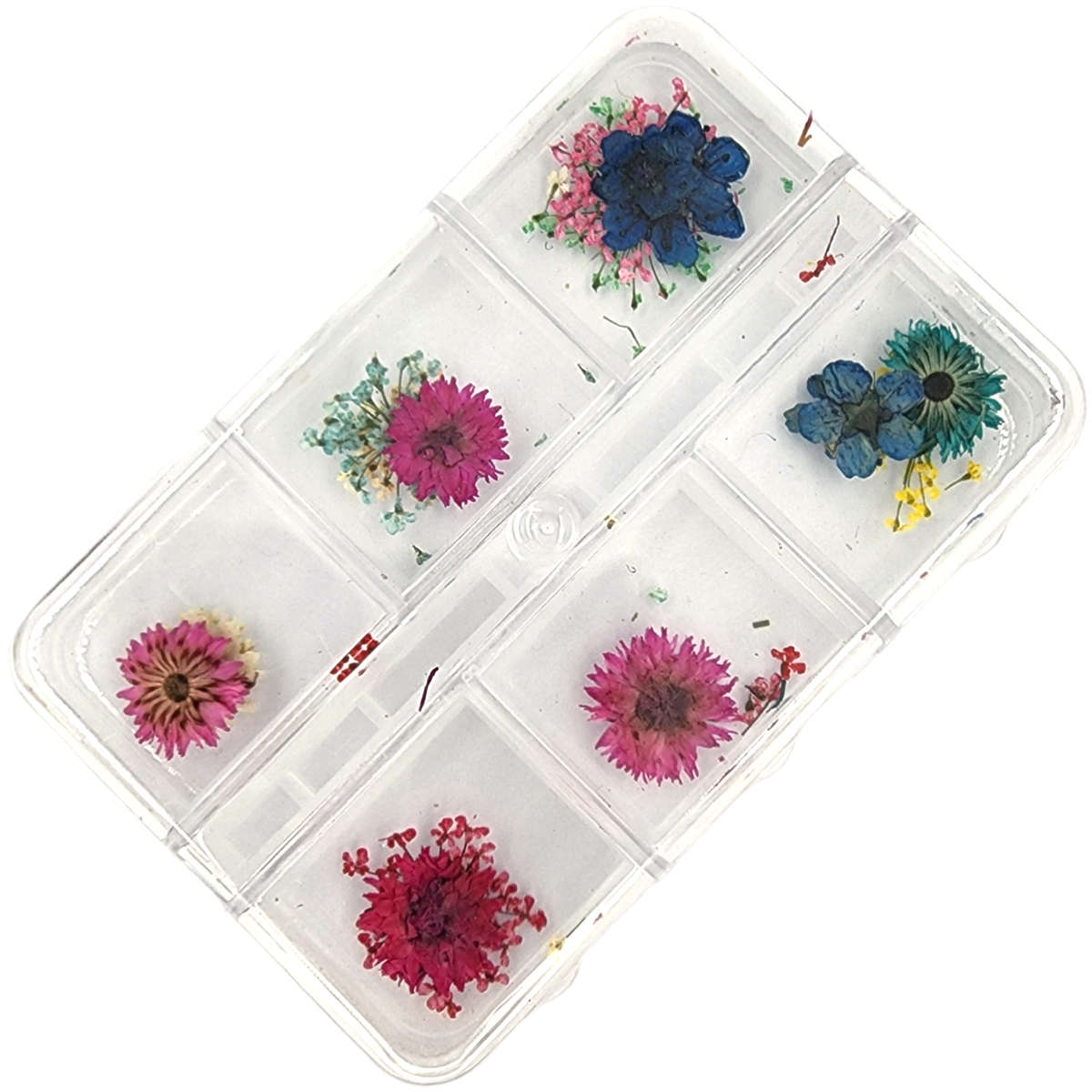 Dry Flowers Nail Dcor - Random Mix - 6 Grit Box