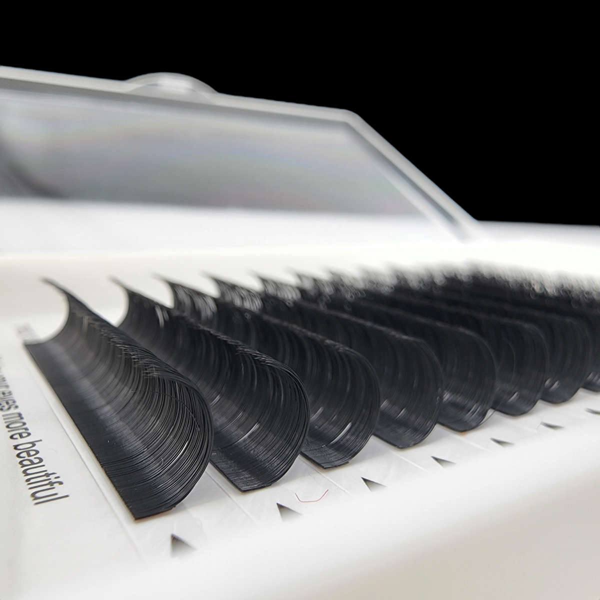 Premium False Eyelashes - Individual - 0.10 D -12mm