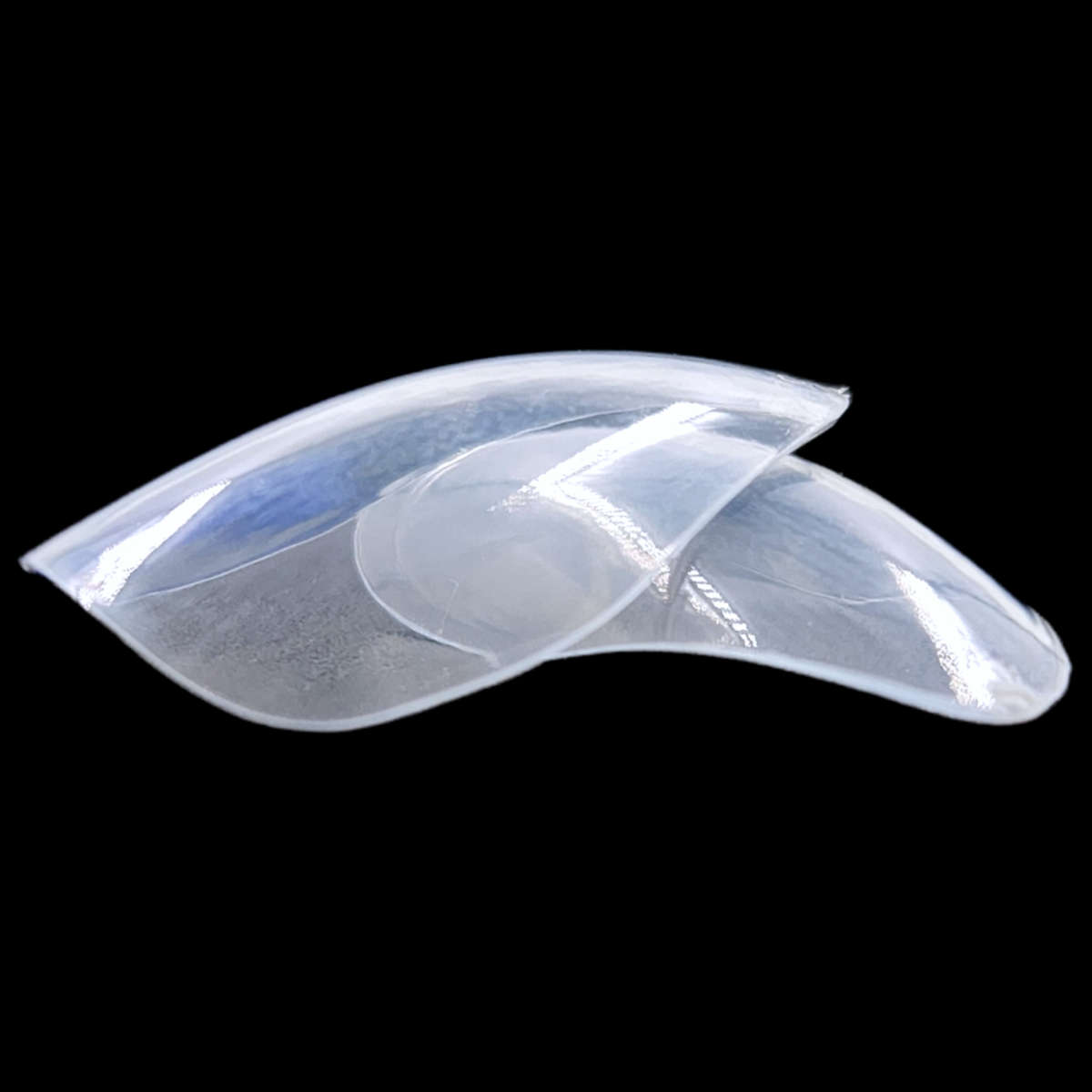 Almond - Short Full Cover Nail Tips - 100pcs - Clear