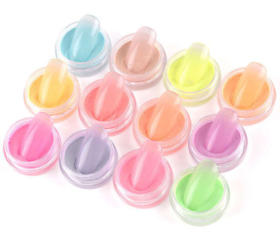 Glow in the dark Powder - 12pcs 