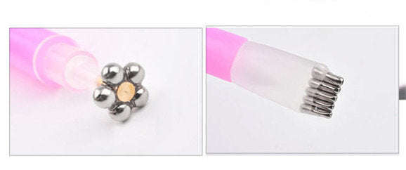 Cat Eye Magnet - Double Head Flower Pen