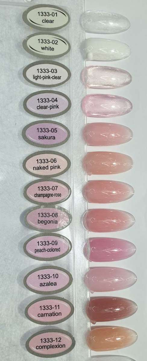 QBD Poly Gel Kit 2 - 3 - Light Pink Clear