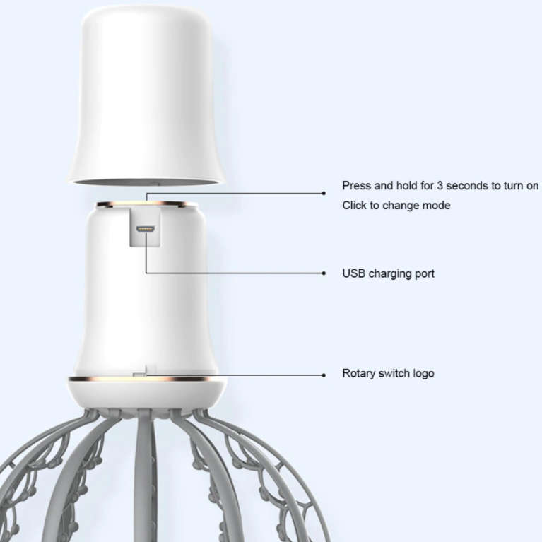 Rechargeable Head Massager