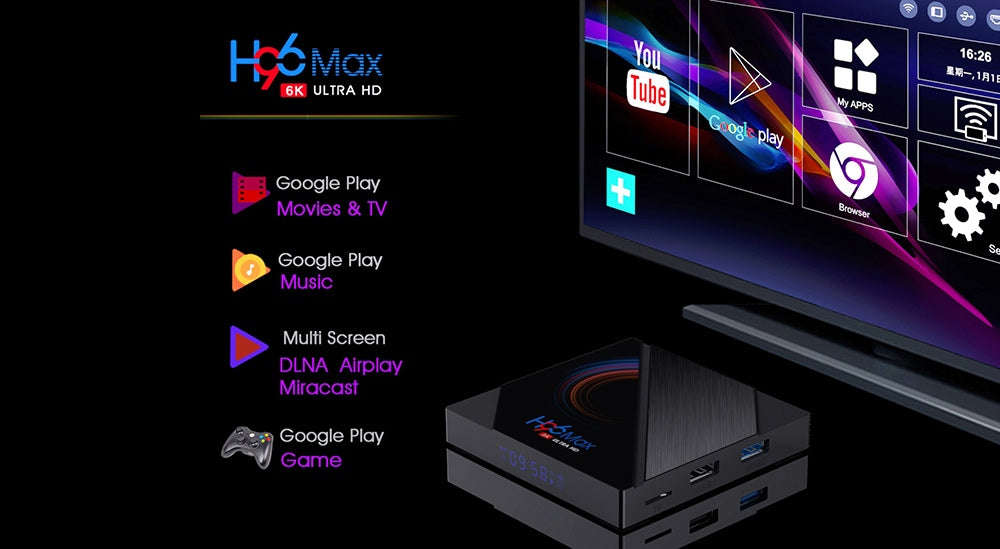 H964 Max 6K Ultra HD Android TV Box (FREE SHIPPING)