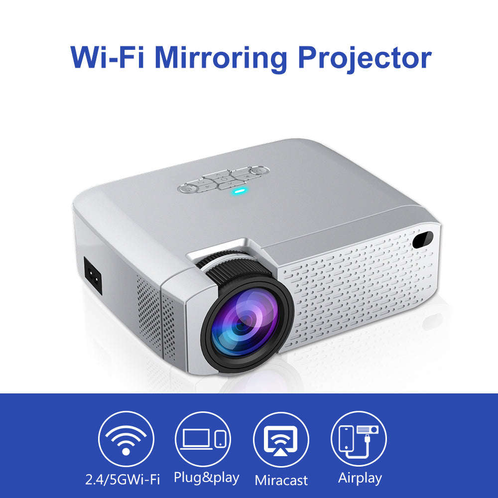 D40W Home Theatre Wireless LED Mini Projector