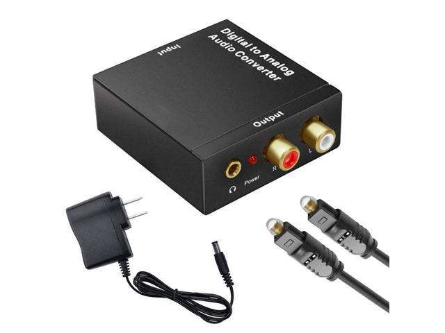 Digital to Analog Audio Converter Adapter for PC DVD Amplifier