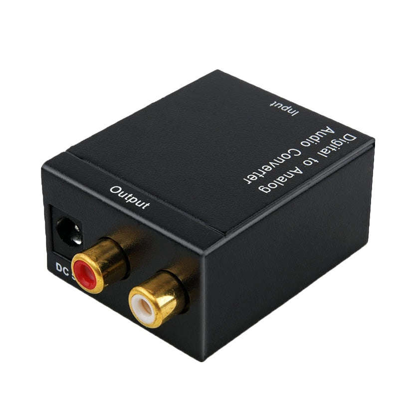 Digital to Analog Audio Converter Adapter for PC DVD Amplifier