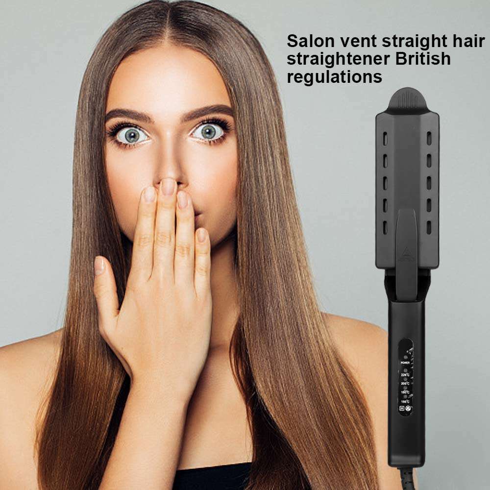 Steamy Four-gear temperature adjustable Ceramic Hair Straightener