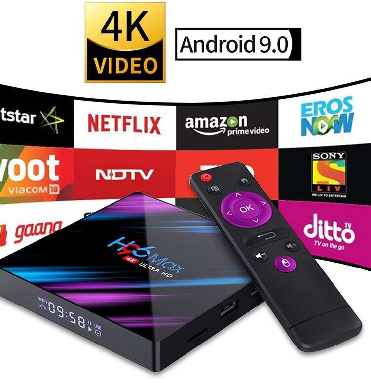 Wireless Android TV Box with Bluetooth Media Player TV for Smart TV