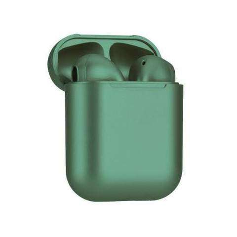 Inpods 12 TWS Wireless Stereo Earbuds in a charging pod - Green