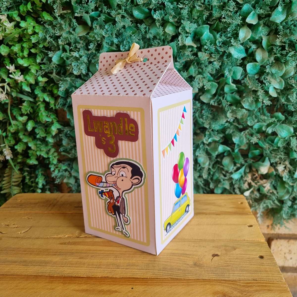 MR BEAN MILK BOX PARTY PACKS BOX Personalized Kids Party Favors South Africa