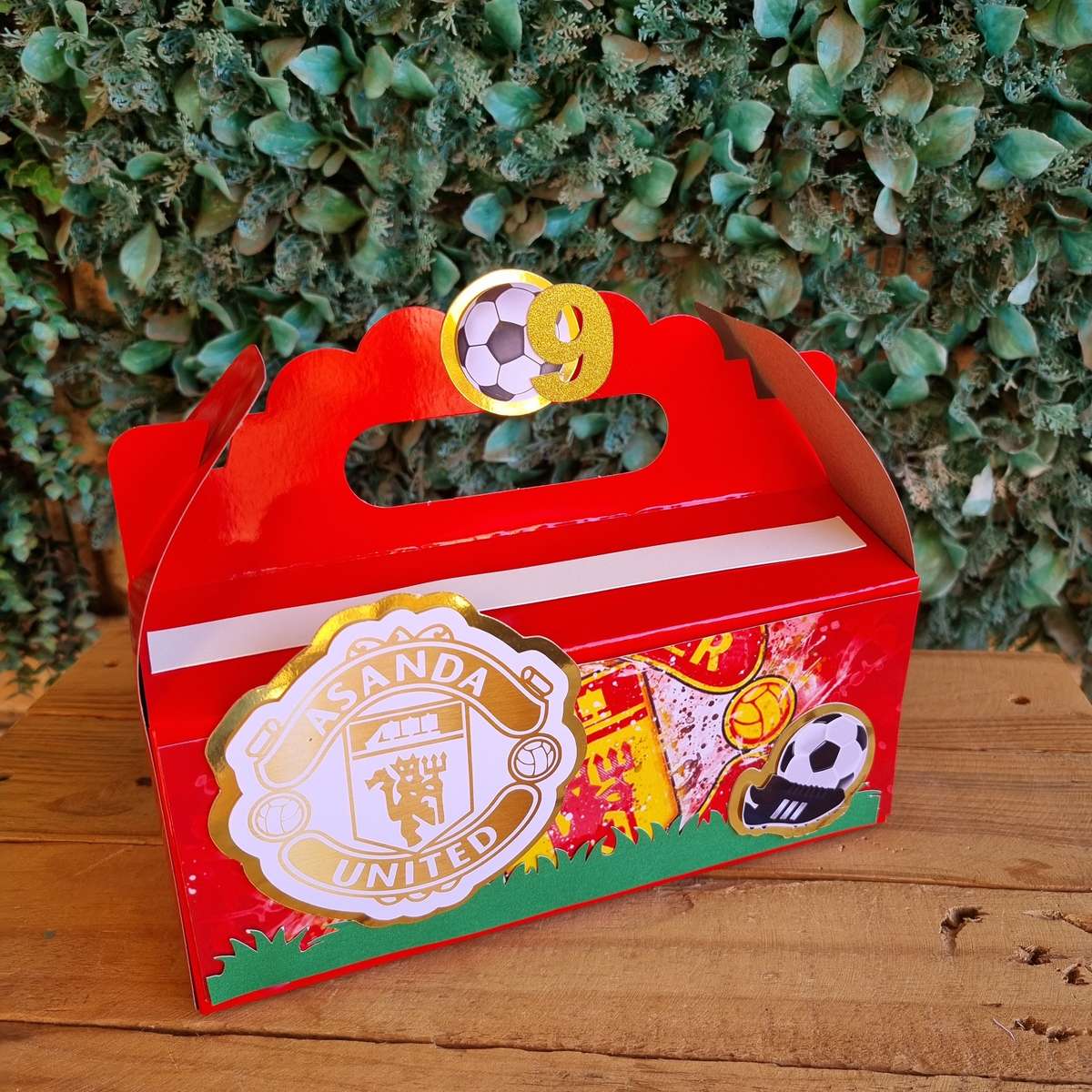 MANCHESTER UNITED PARTY PACK 5 BOXES Personalized Kids Party Favors South Africa