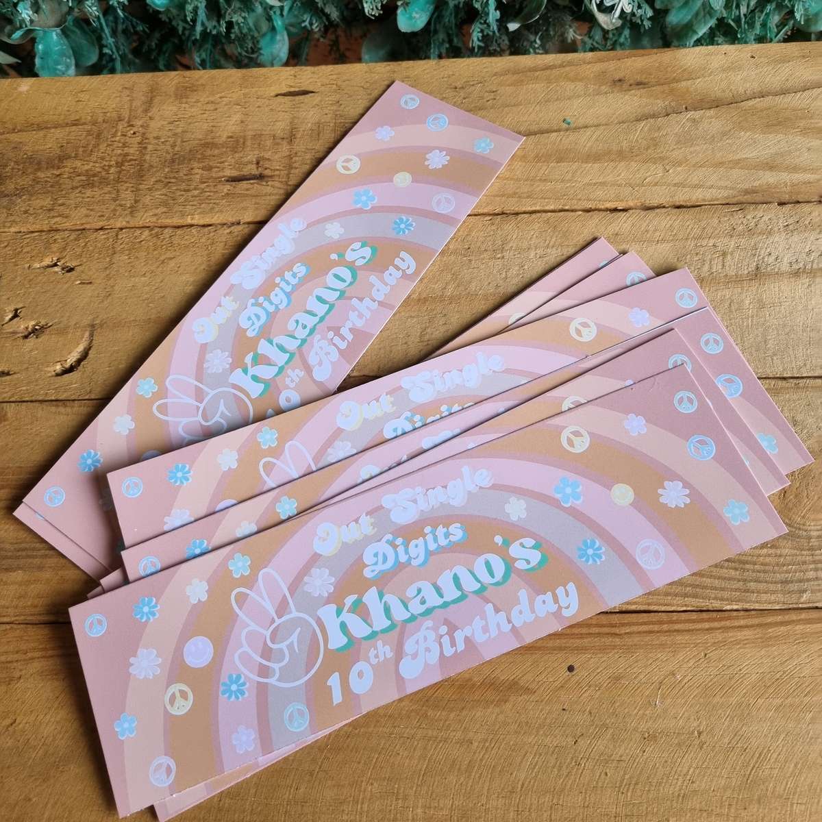 Retro 60's Themed Bottle Labels