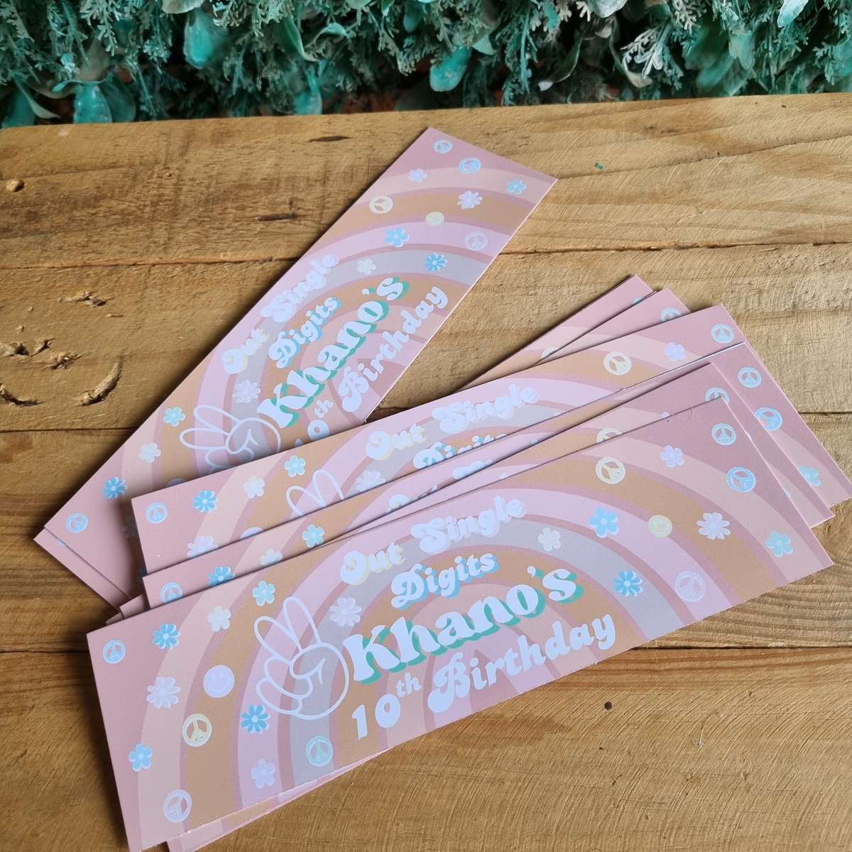 Retro 60's Themed Bottle Labels