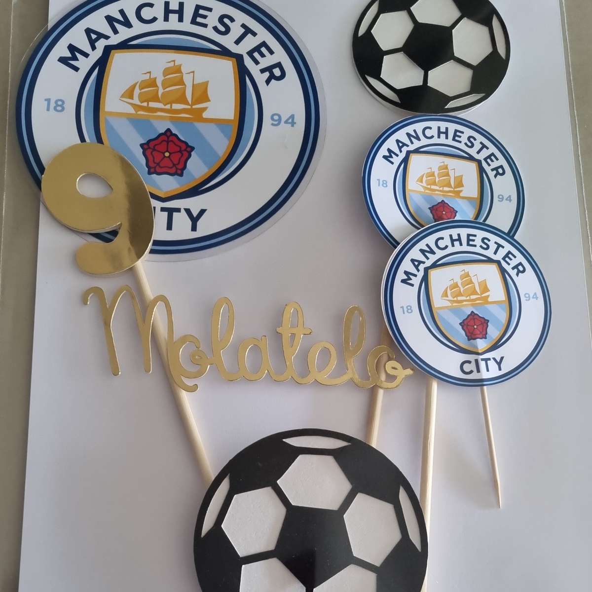 MANCHESTER CITY CAKE TOPPER Personalized Cake Toppers South Africa