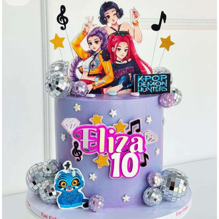 K-POP DEMON HUNTERS CAKE TOPPER Personalized Cake Toppers South Africa