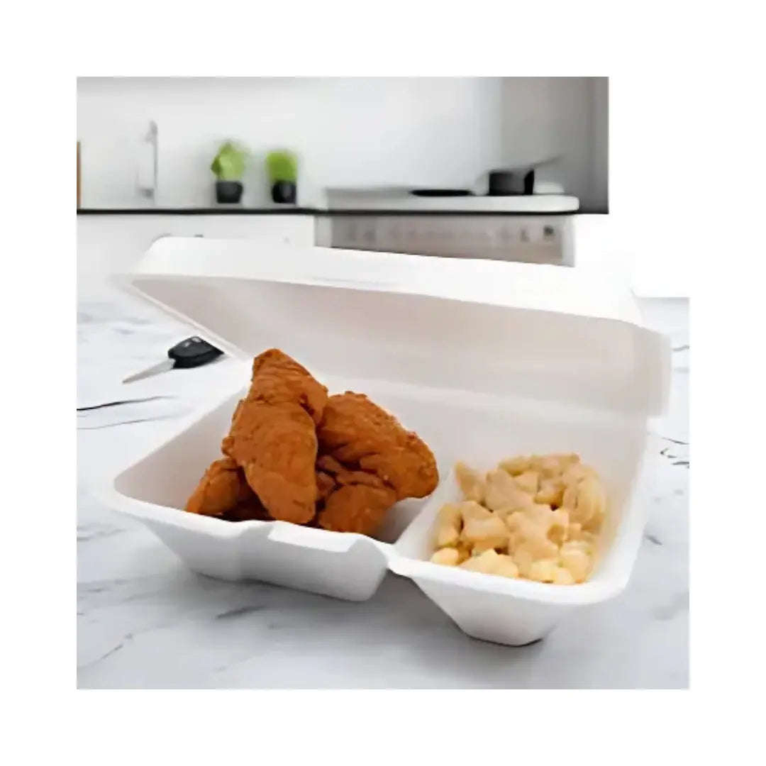 Combo Burger Takeaway Boxes Divided - 25s, 50s, 100s, Polystyrene