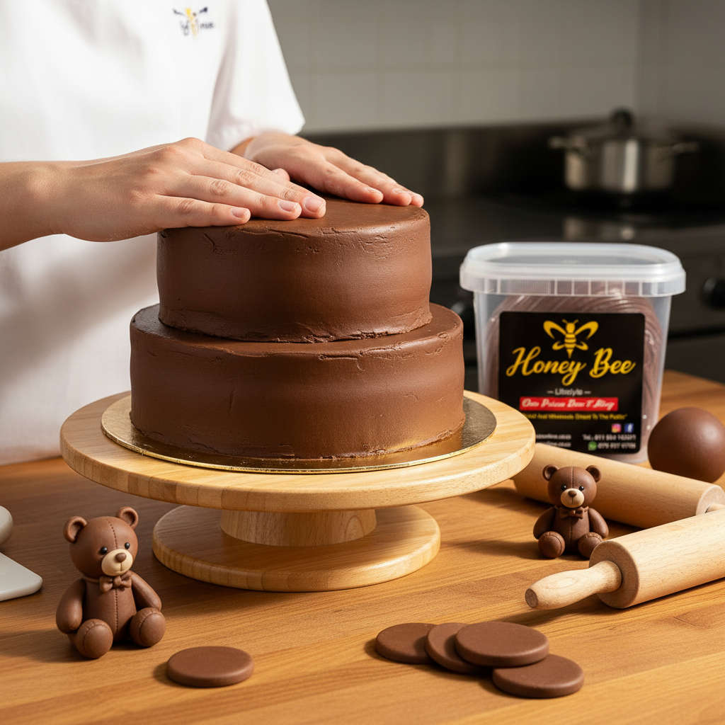 Premium Fondant  Choc Brown, Assorted Sizes