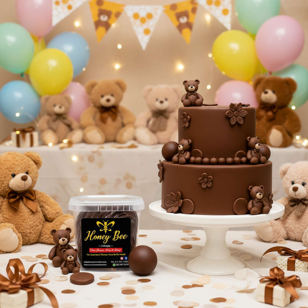 Premium Fondant  Choc Brown, Assorted Sizes