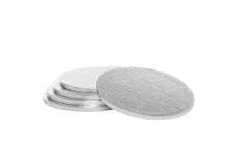 Cake Boards Thick - Silver, Round, Assorted Sizes