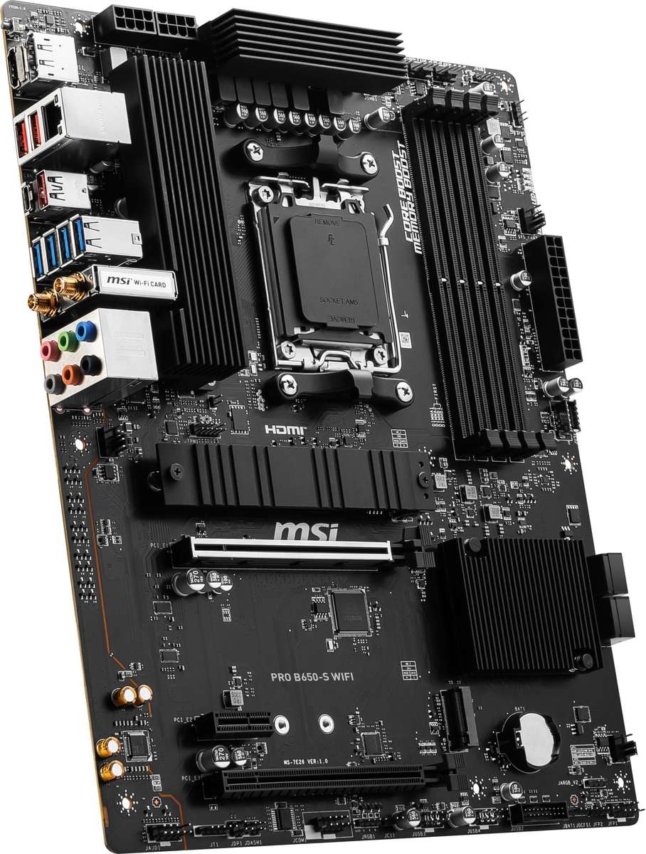 MSI PRO B650-S WIFI AM5 DDR5 ATX Motherboard