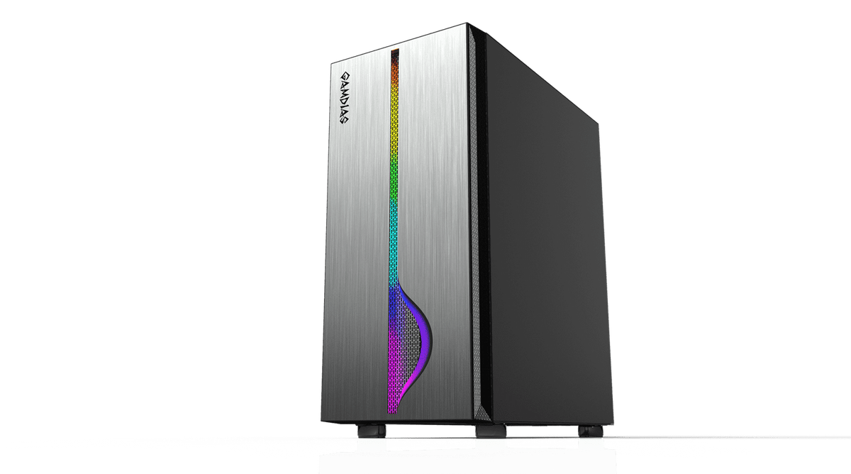 GAMDIAS MARS M1 RGB Tempered Glass ATX Mid-Tower PC Case