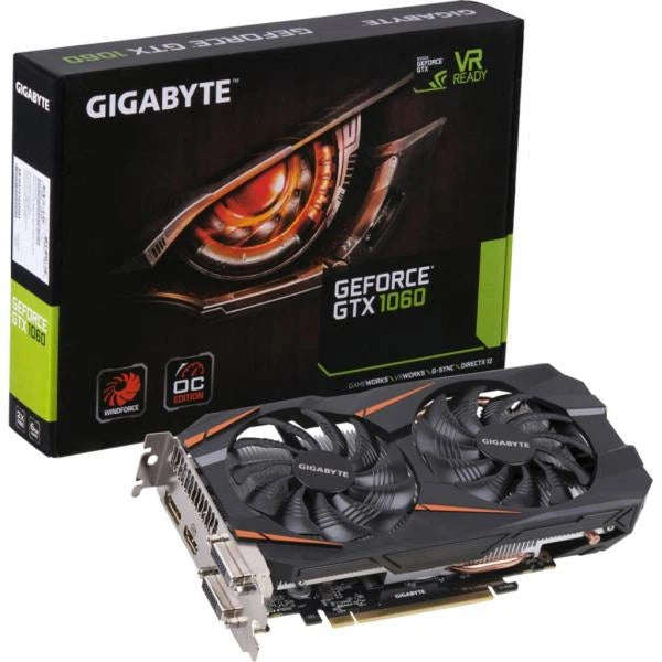 Gigabyte GeForce GTX 1060 WINDFORCE OC 3G  3GB GDDR5 Graphics Card