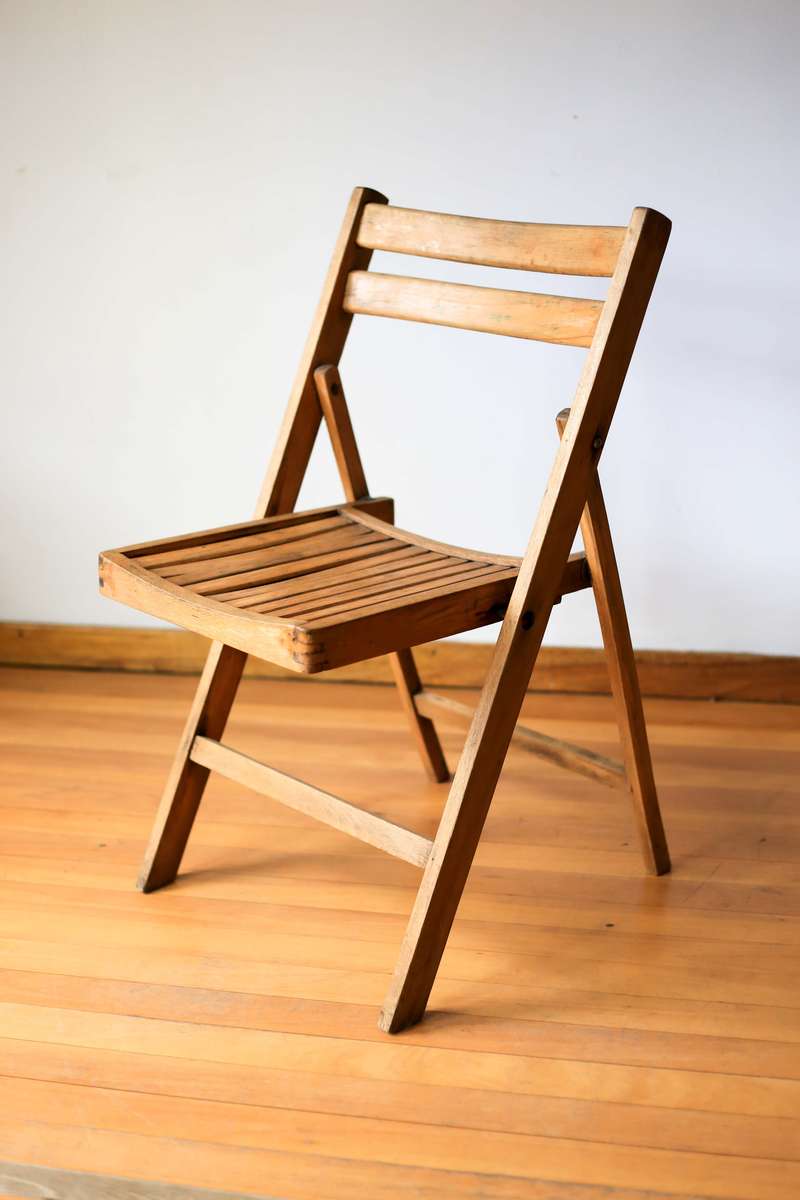 Unrestored Antique Folding Chair