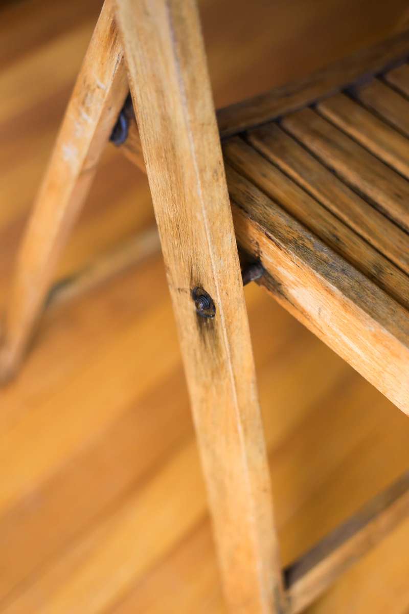 Unrestored Antique Folding Chair