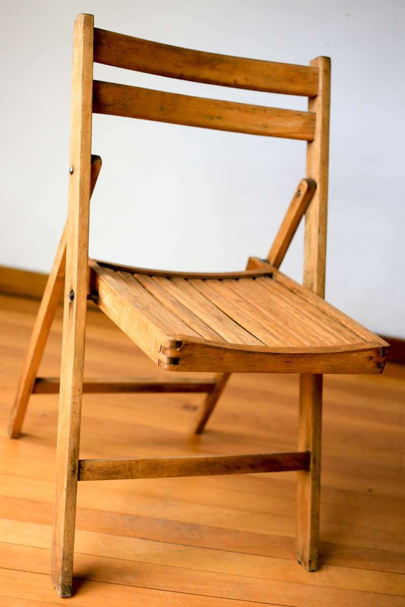 Unrestored Antique Folding Chair